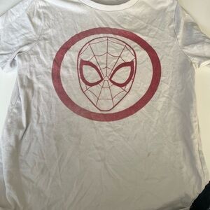 GAP White Tee with Red Spider Design